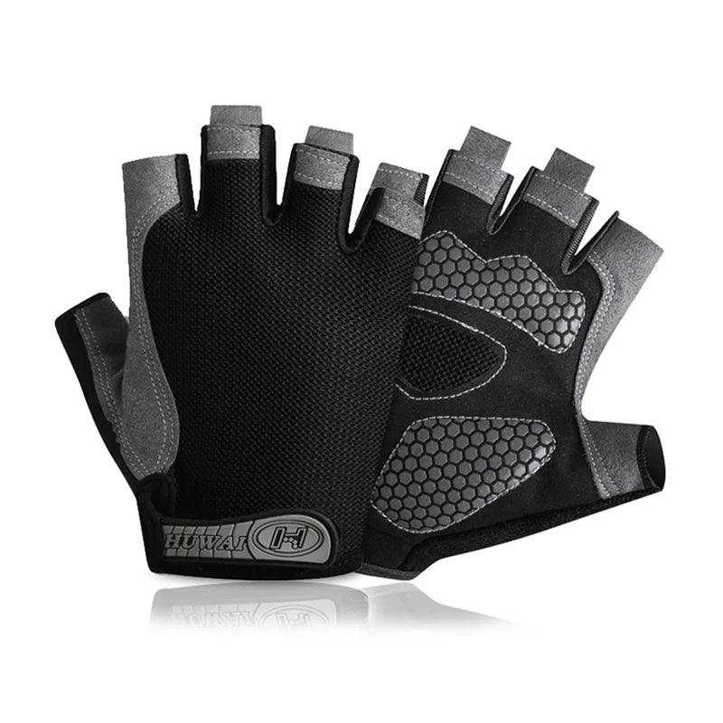 Fingerless Weightlifting Gym Gloves
