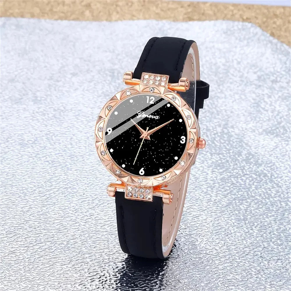 Luxury Women’s Watches 5Pcs Set
