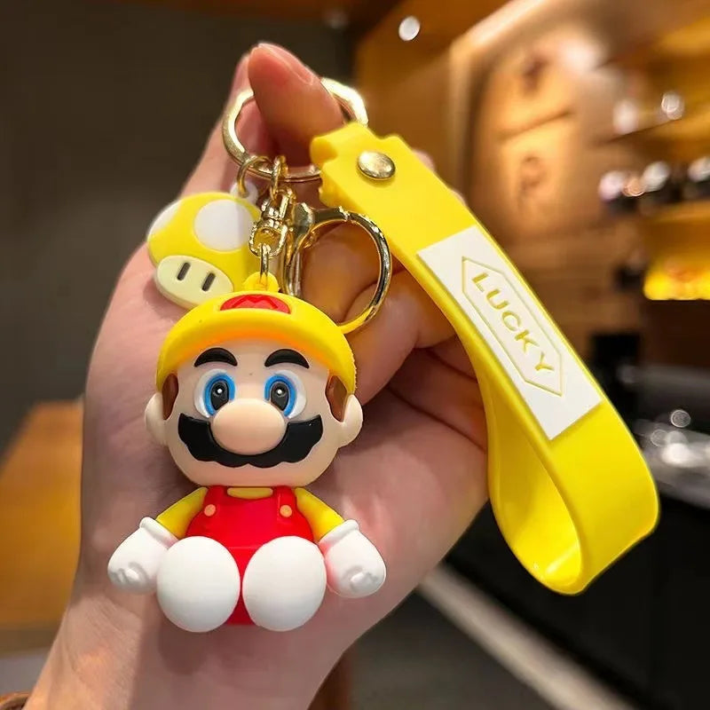 Super Mario Keychain Figure Set