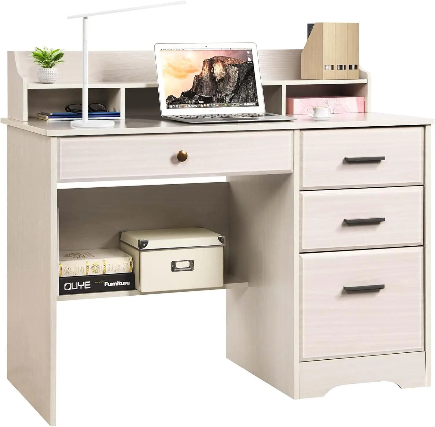 Computer Desk with Storage Drawers