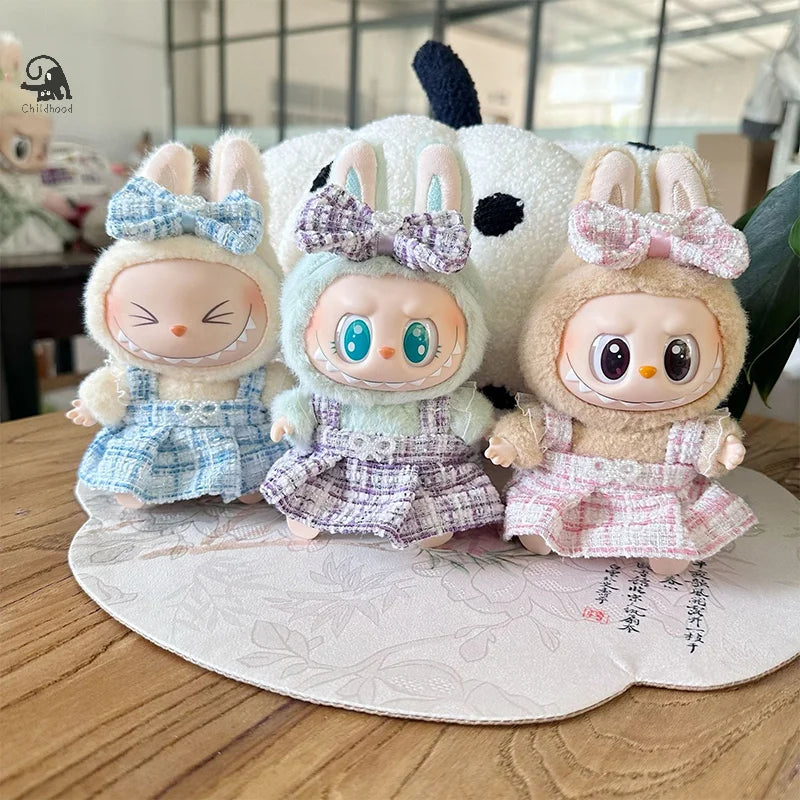 ZTOYL Labubu Pink Princess Dress Set