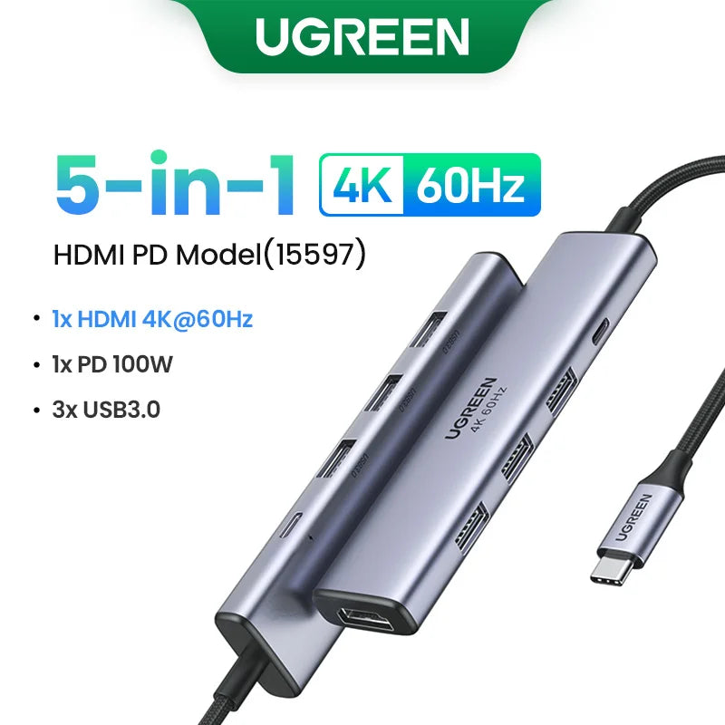 UGREEN 5-in-1 USB-C Hub