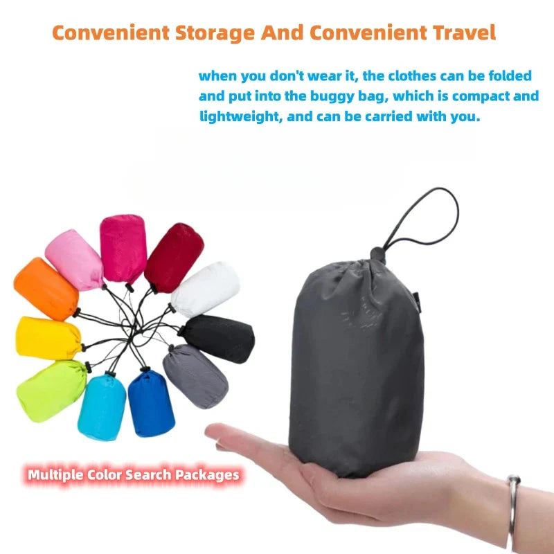 Unisex Waterproof Camping Rain Jacket