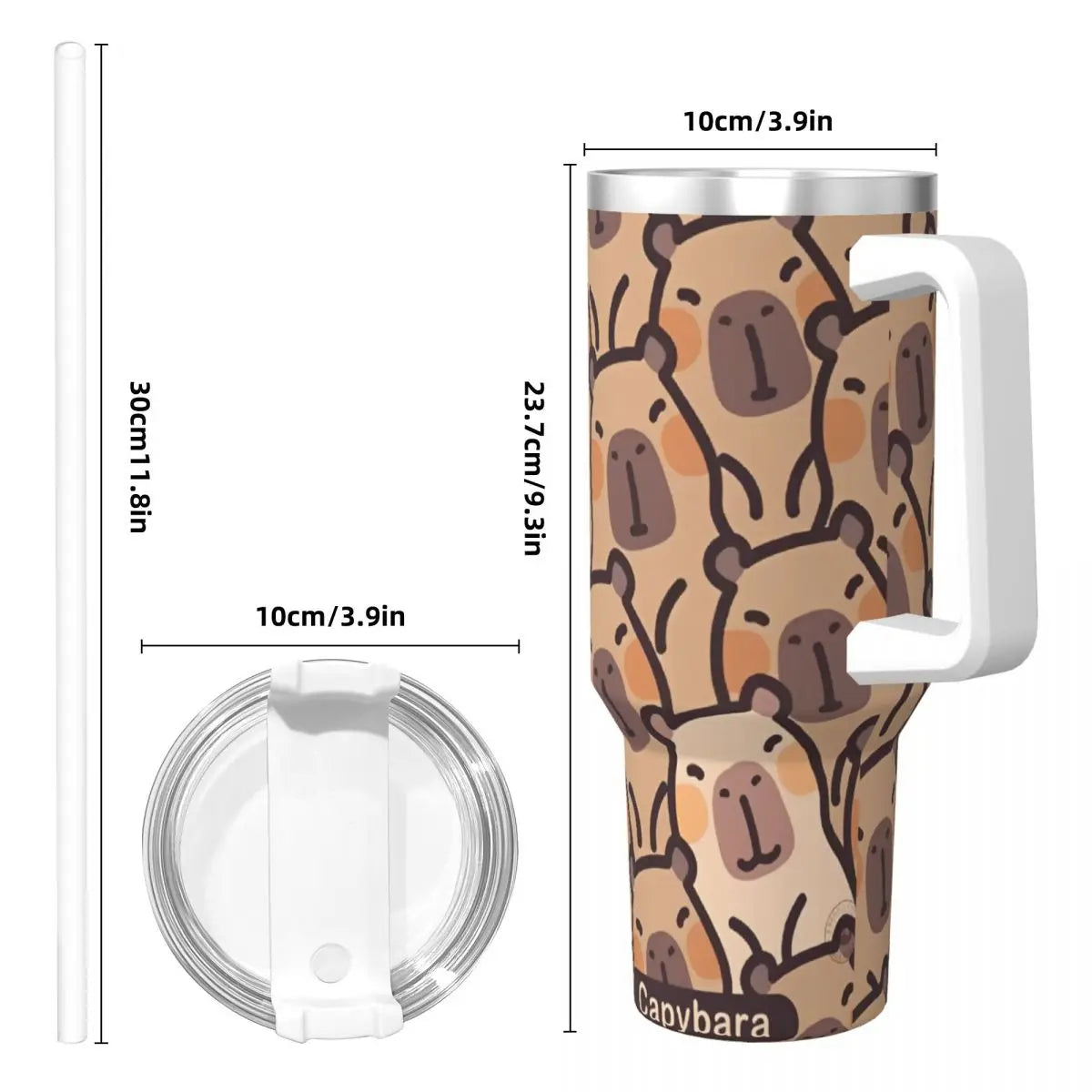 Capibara Nap Stainless Steel Tumbler