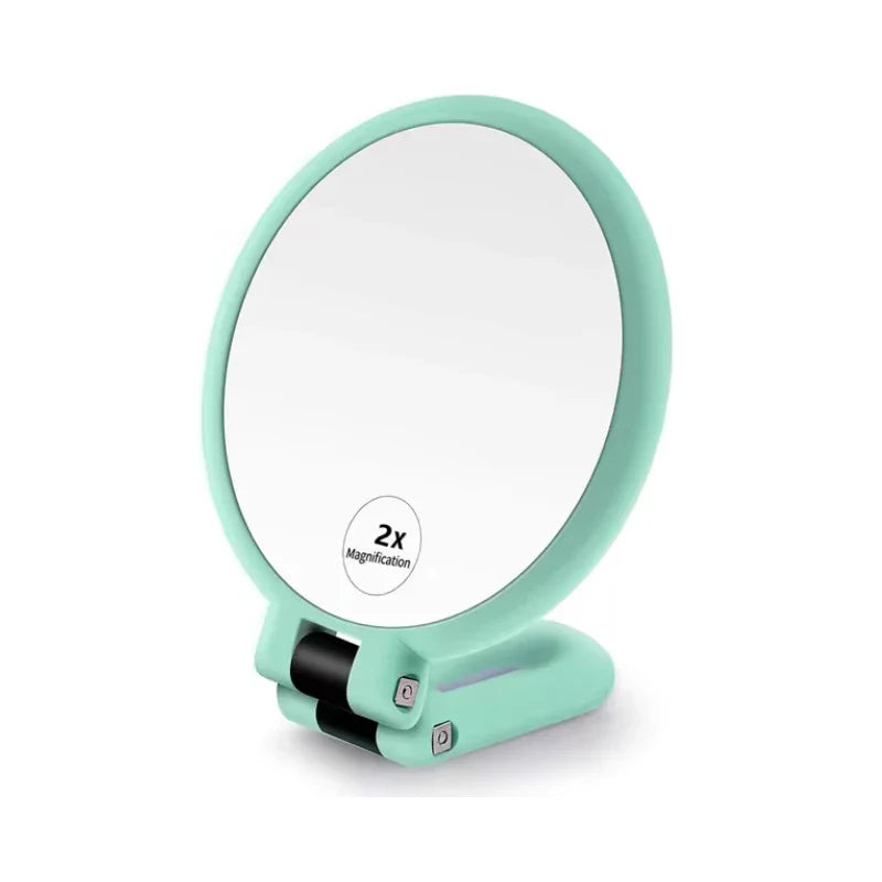 Vintage Double-Sided Magnifying Mirror