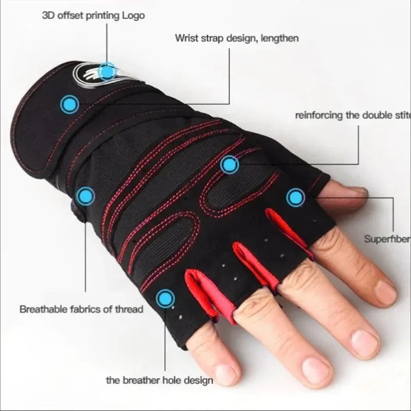 Half Finger Workout Gloves