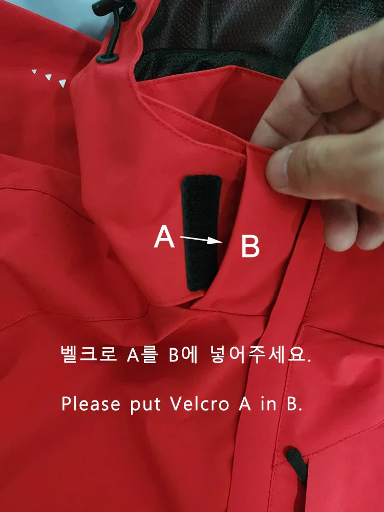 Unisex Waterproof Hooded Windbreaker