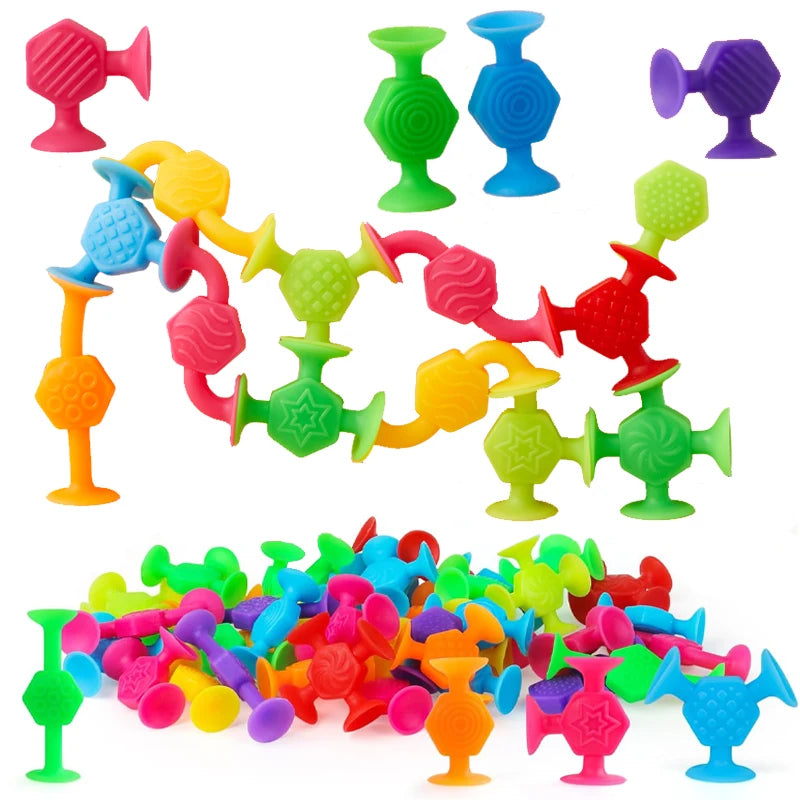 Suction Cup Building Toy Set
