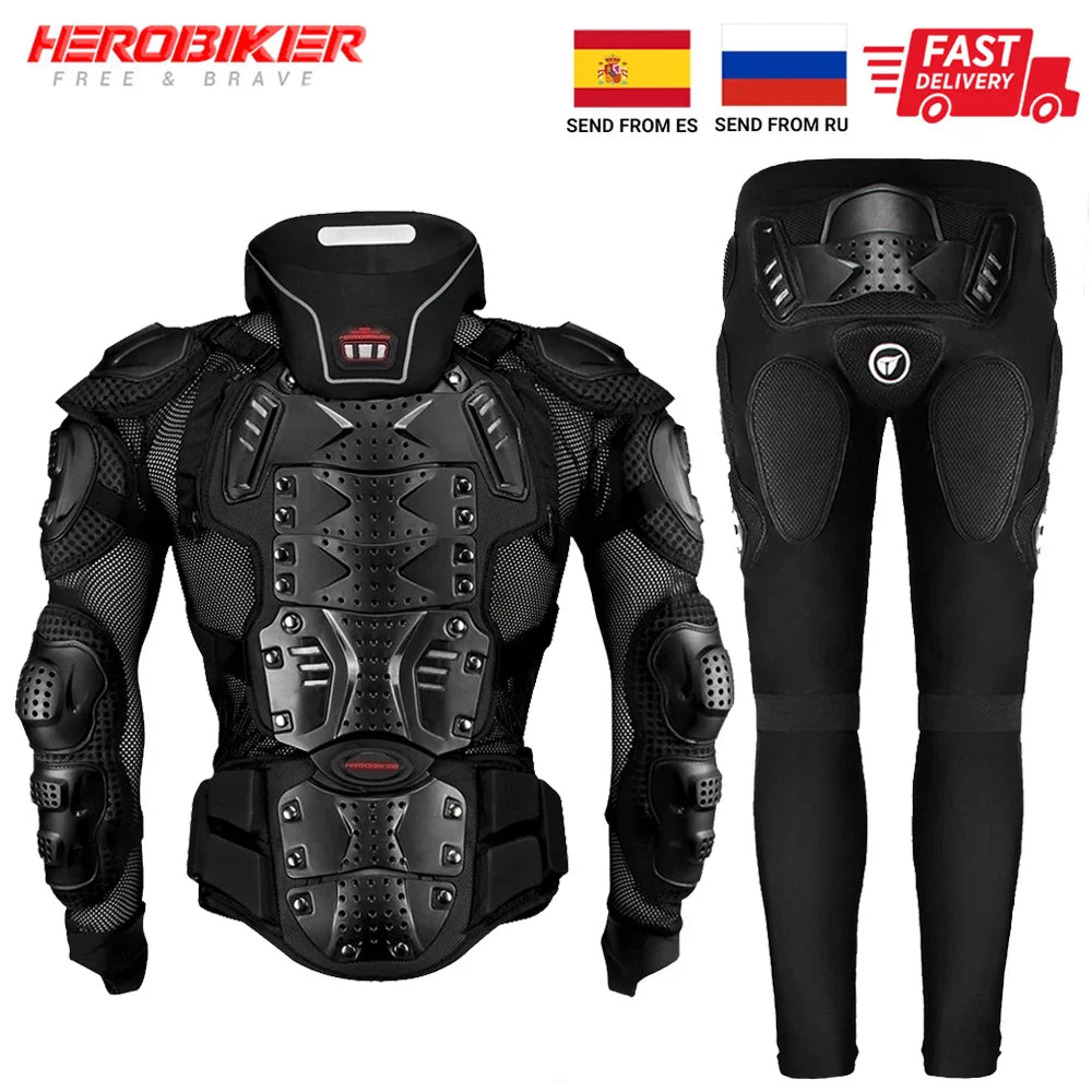 HEROBIKER Men Motorcycle Armor Jacket