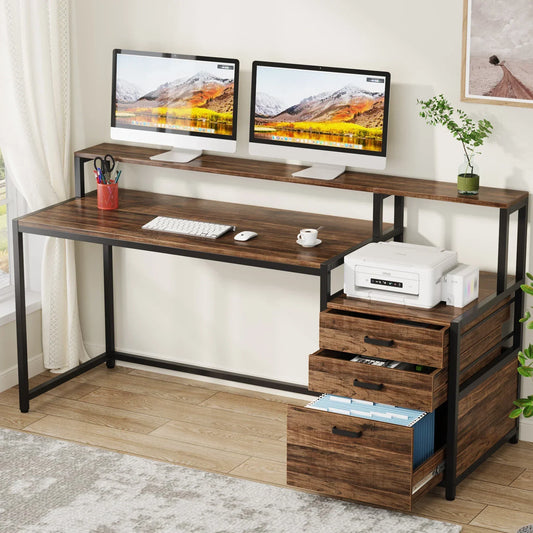 Tribesigns 63 Inch Computer Desk