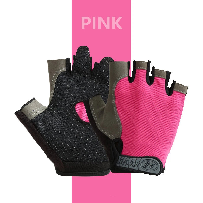 Men Women Half Finger Gloves