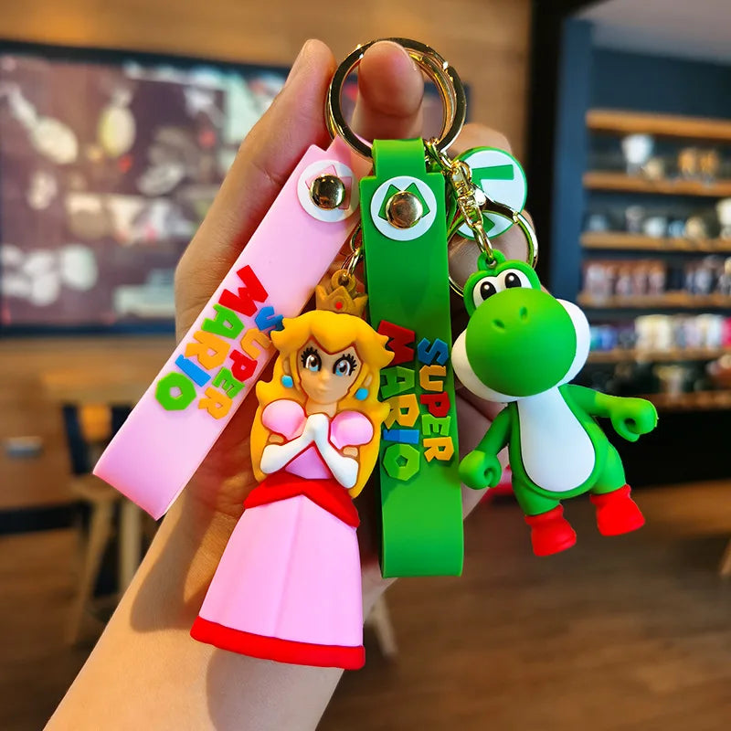 Super Mario Keychain Figure Set