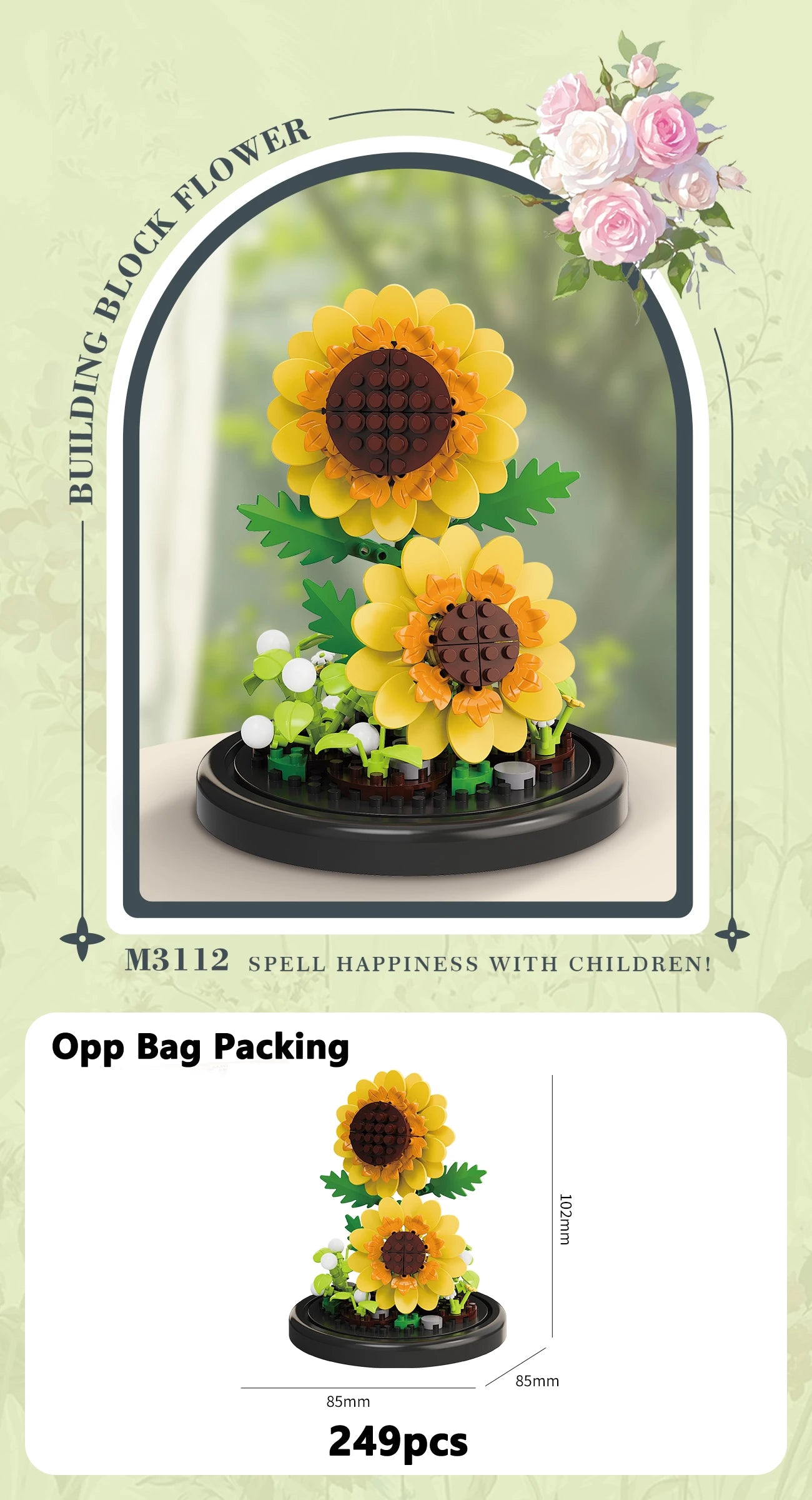 Eternal Flower Building Block Set