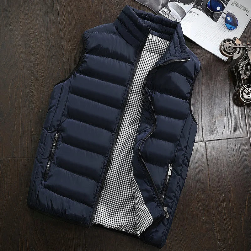 Men’s Windproof Down Cotton Vest