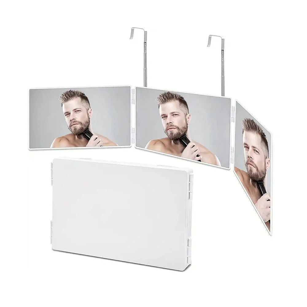 Adjustable Retractable Folding Three-Mirror