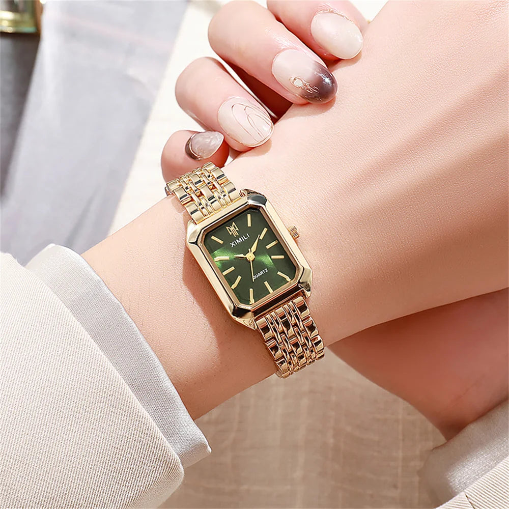 Gold Plated Women Quartz Watch