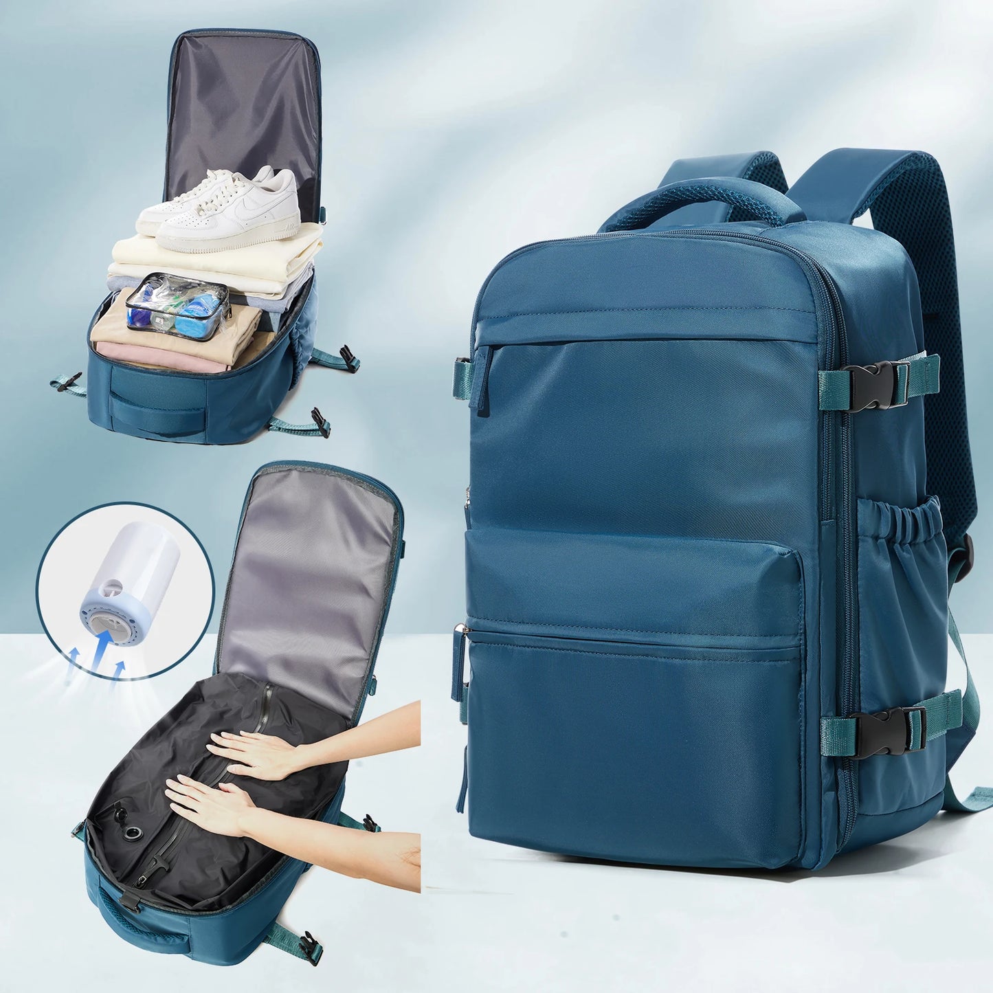 Vacuum Large Capacity Travel Backpack