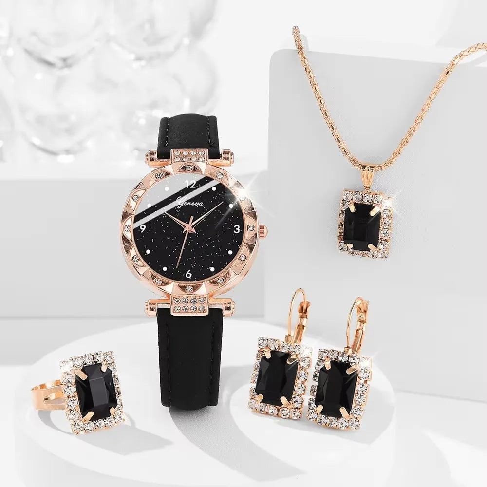 Luxury Women’s Watches 5Pcs Set