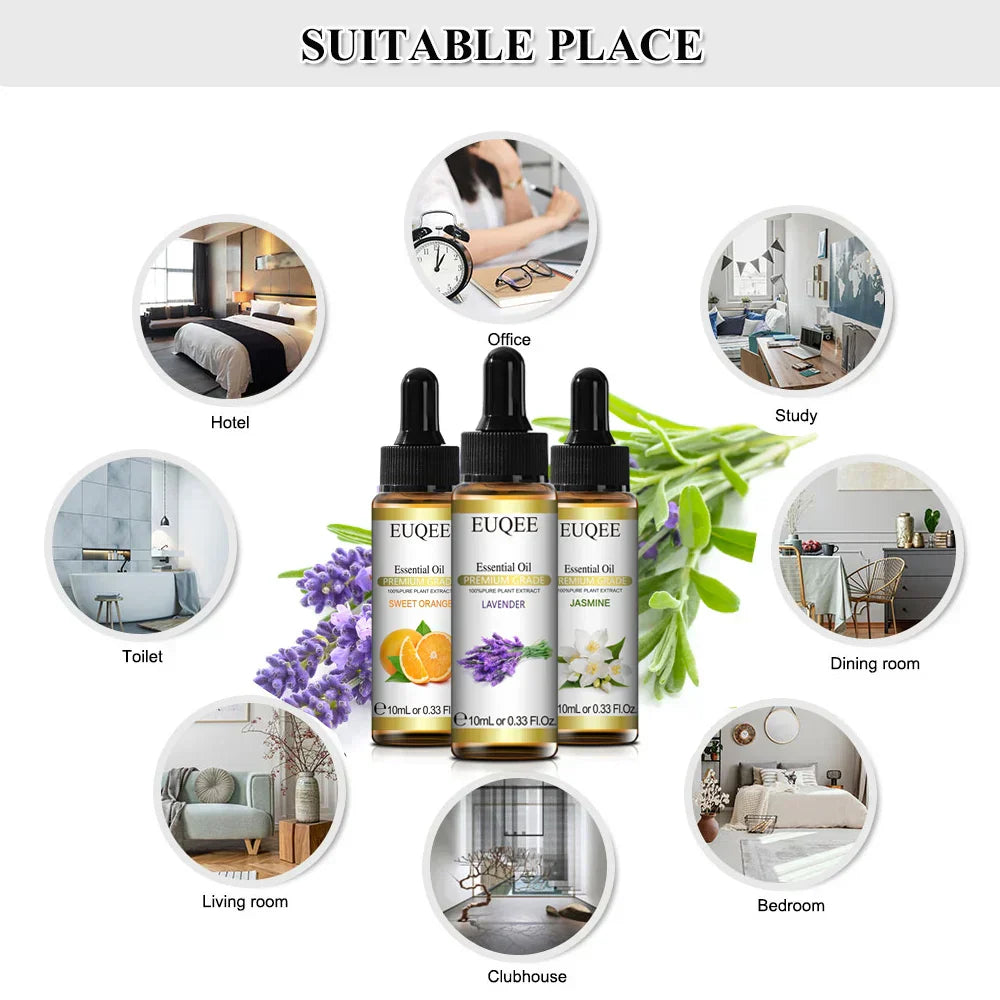 Unisex EUQEE 10ml Natural Essential Oil