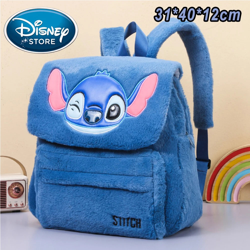Disney Stitch Plush Student Backpack
