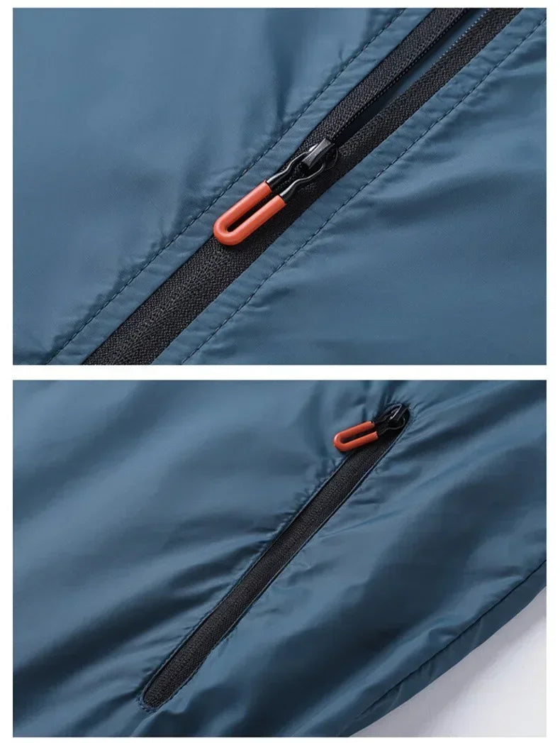Men’s Breathable Waterproof Sunscreen Jacket