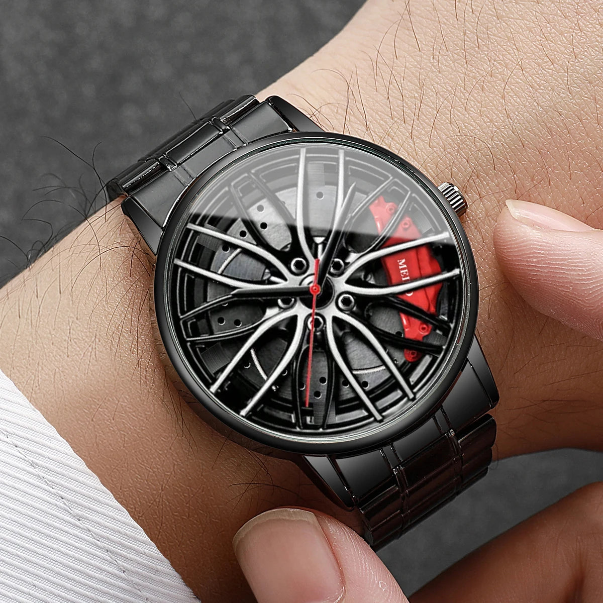 Men’s Sport Car Wheel Watch