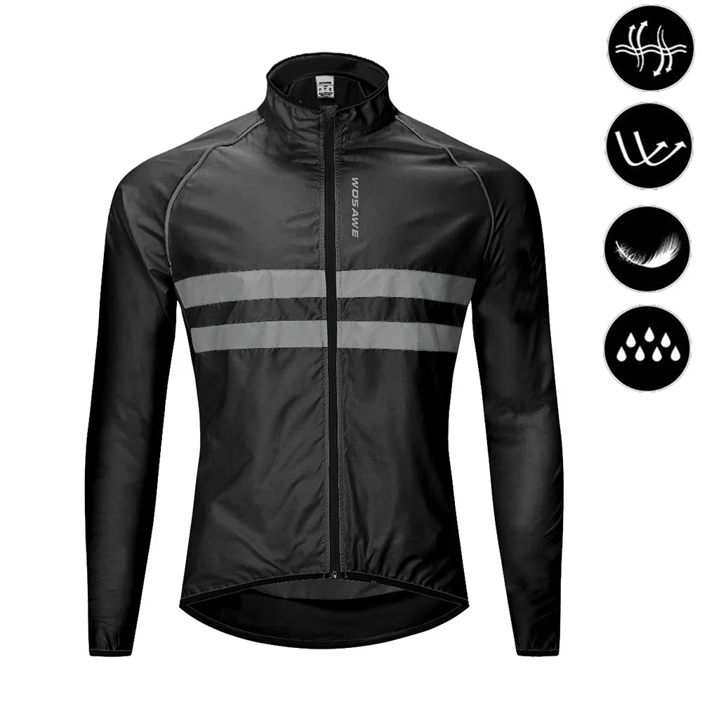 WOSAWE Men’s Cycling Windbreaker Jacket
