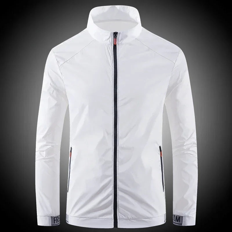 Men’s Breathable Waterproof Sunscreen Jacket