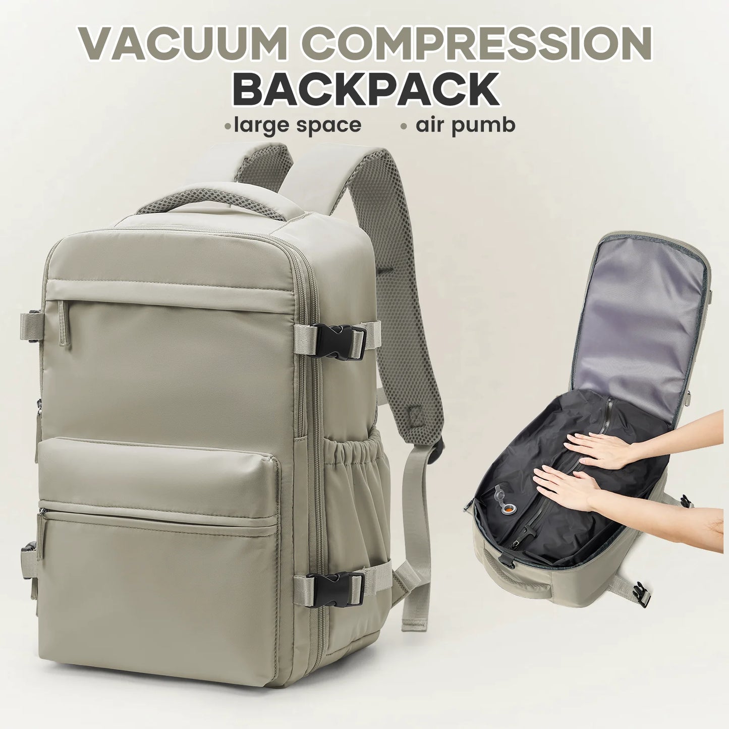 Men’s Vacuum Compression Travel Backpack