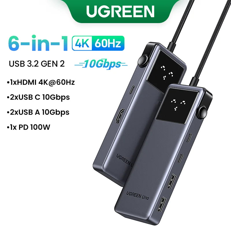 UGREEN 6-in-1 USB-C Hub