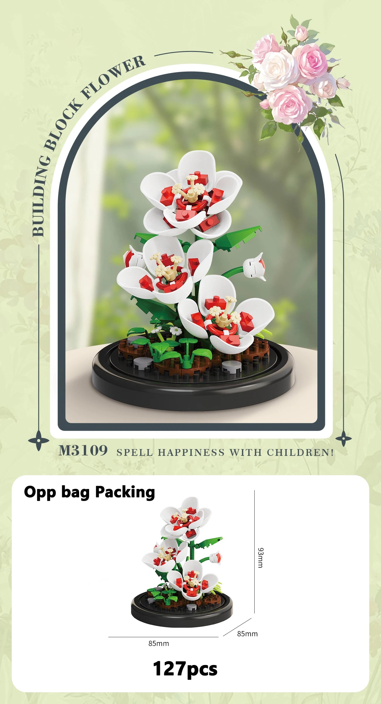 Eternal Flower Building Block Set