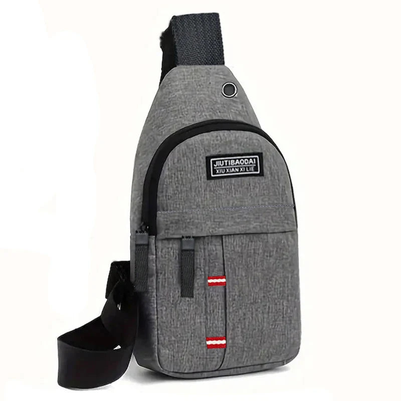 Adjustable Crossbody Oxford Pocket