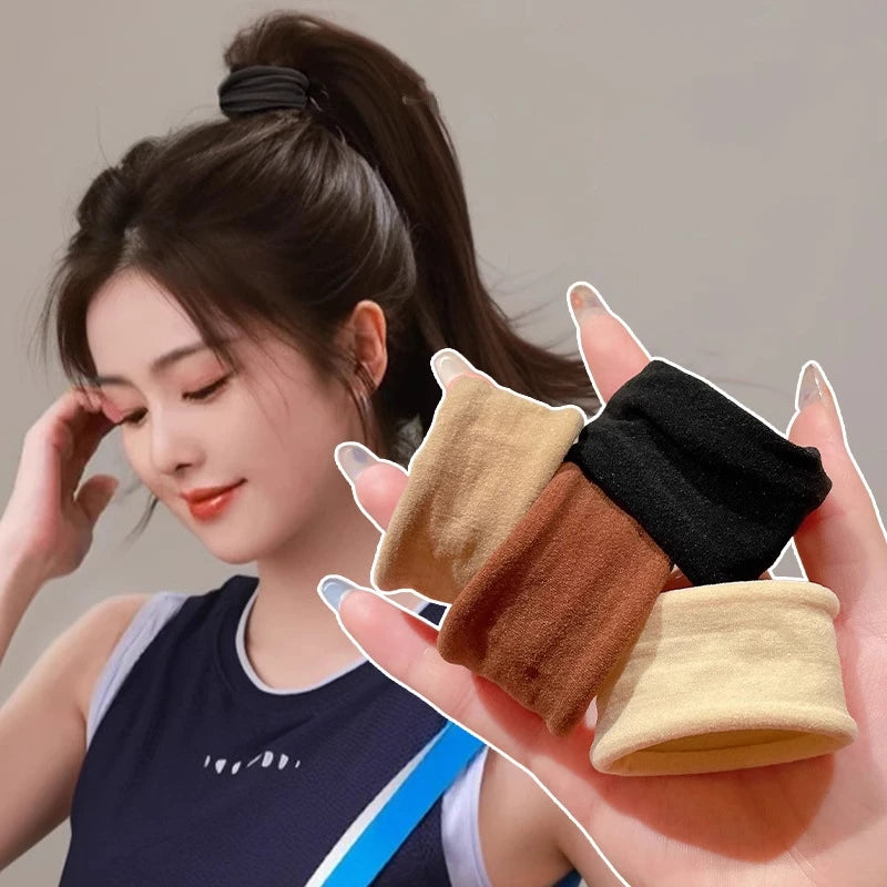 Solid Hair Tie Scrunchies Set