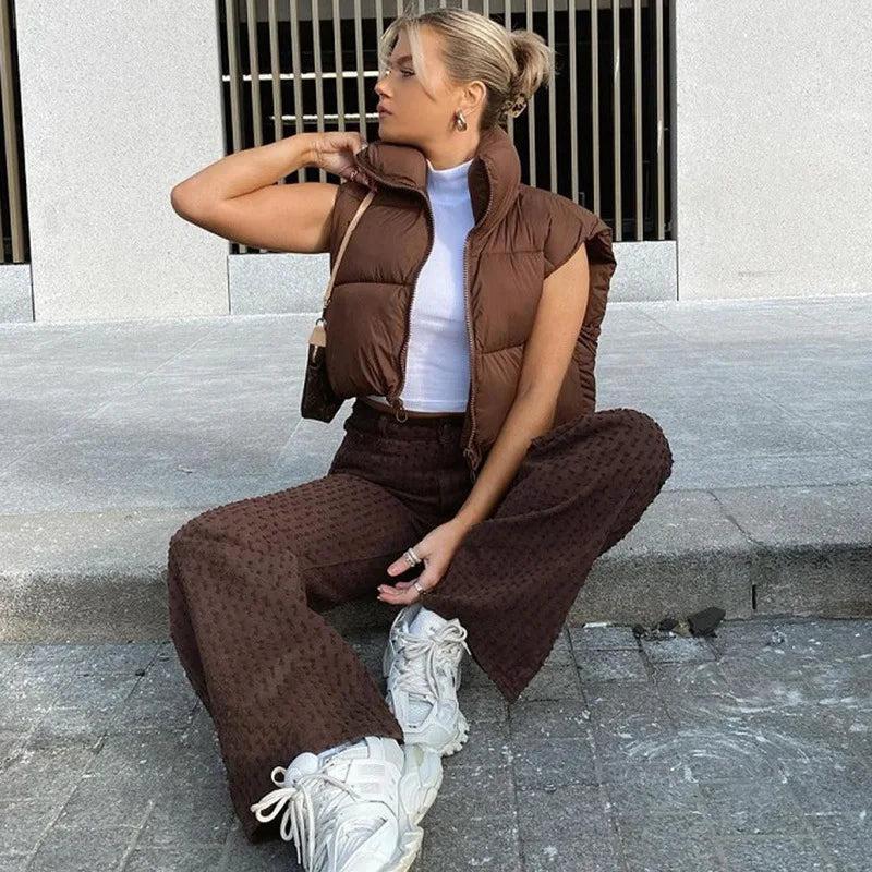 Women’s Warm Quilted Down Vest