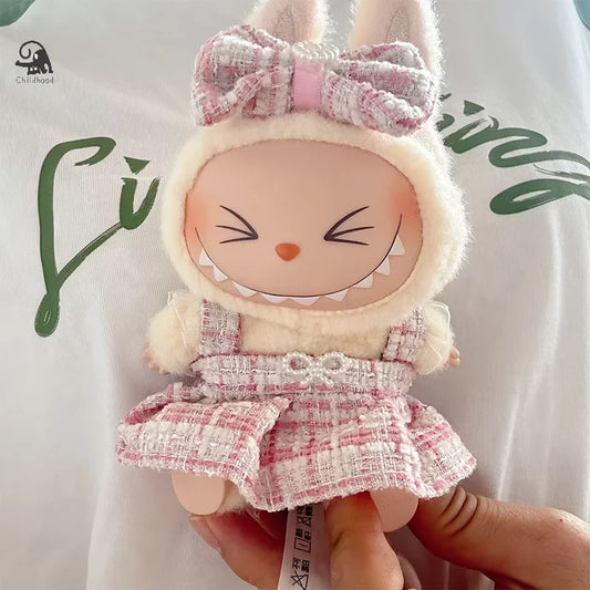 ZTOYL Labubu Pink Princess Dress Set