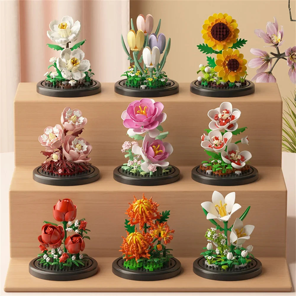 Eternal Flower Building Block Set