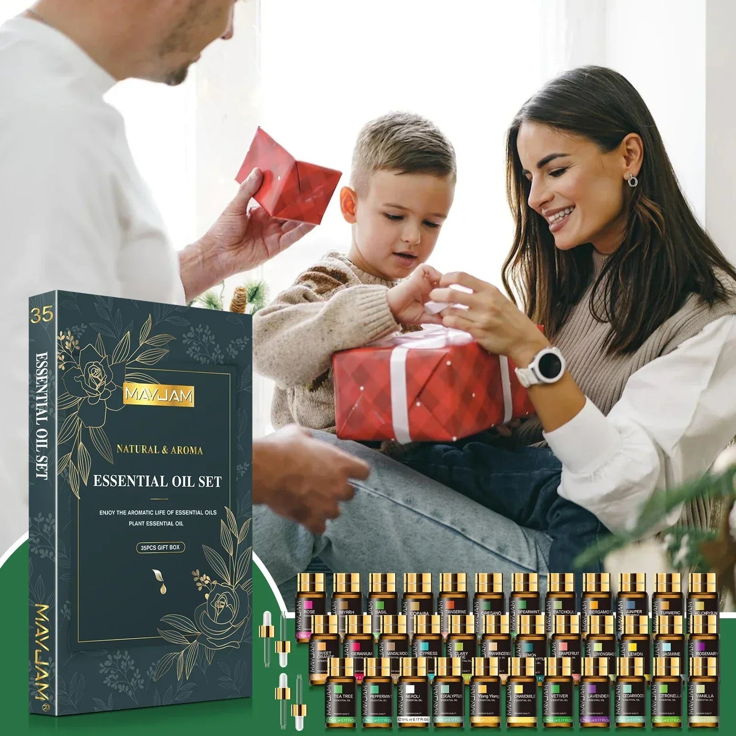 MAYJAM 35pcs Essential Oils Gift Set – Unisex