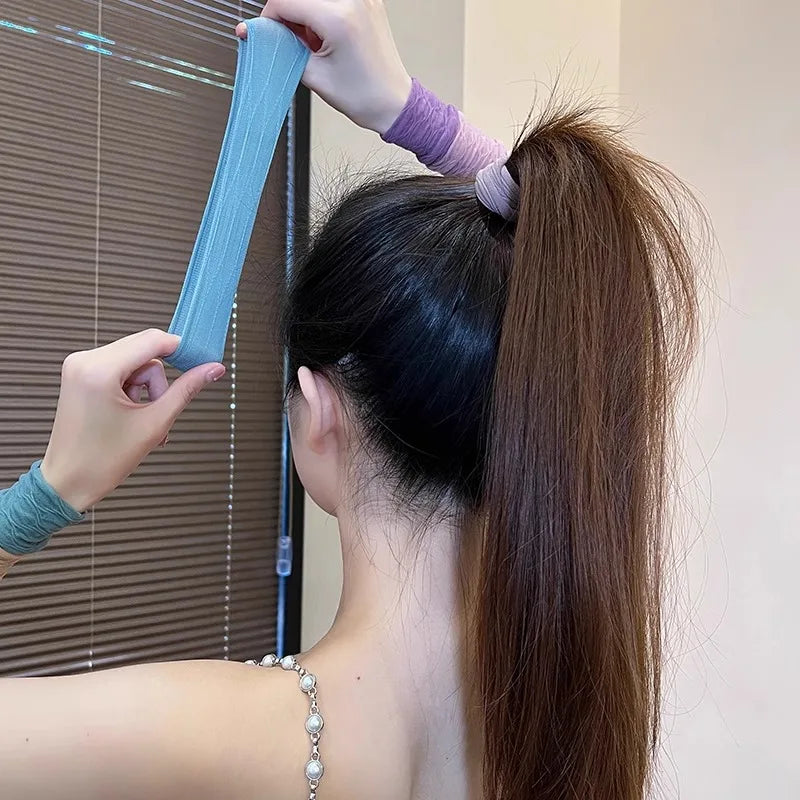 Solid Hair Tie Scrunchies Set