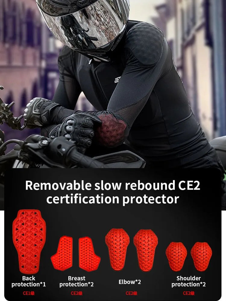 Summer Motorcycle Armor Protection Jacket