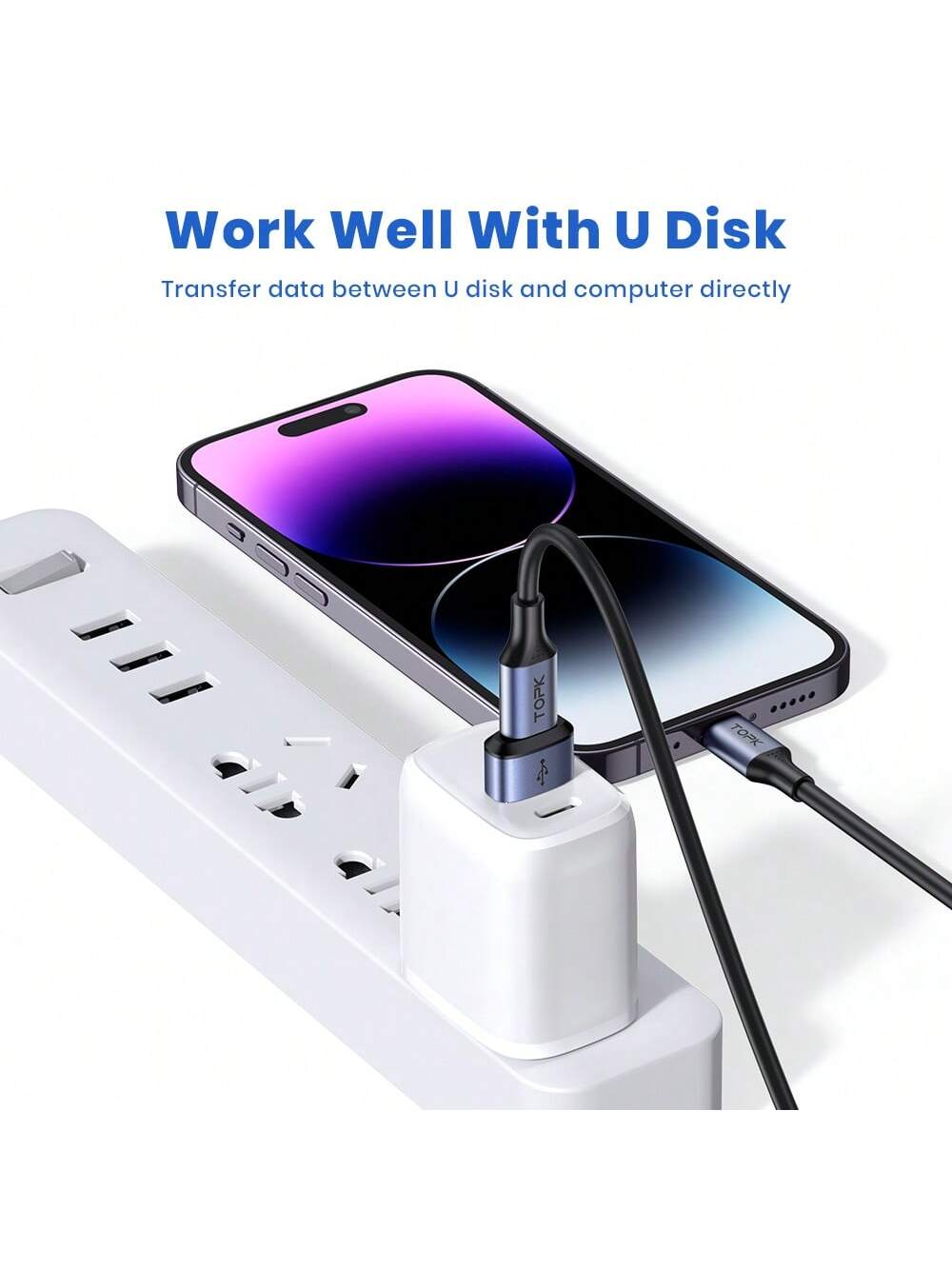 TOPK Type-C to USB Adapter