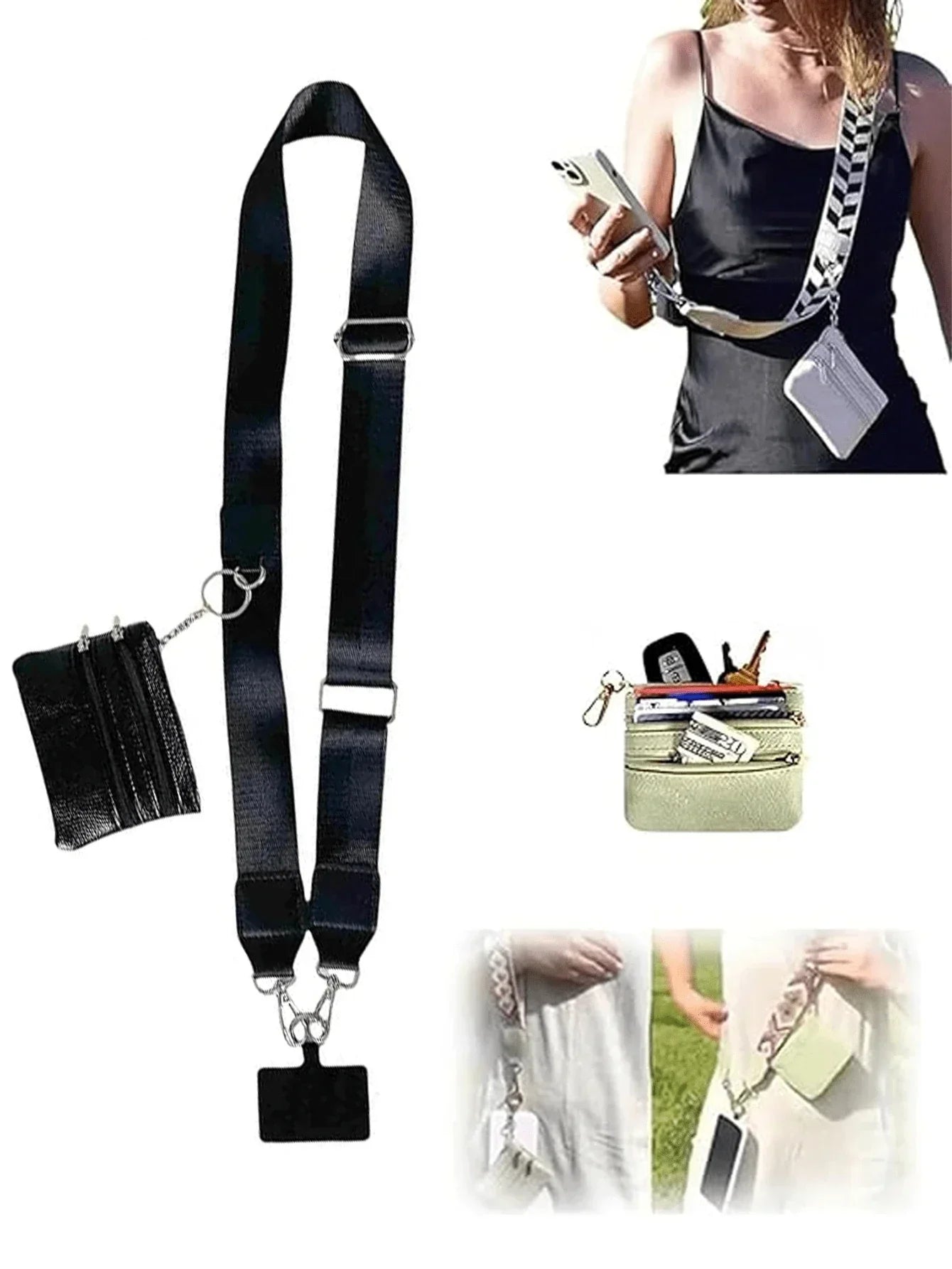 Crossbody Phone Strap Pouch