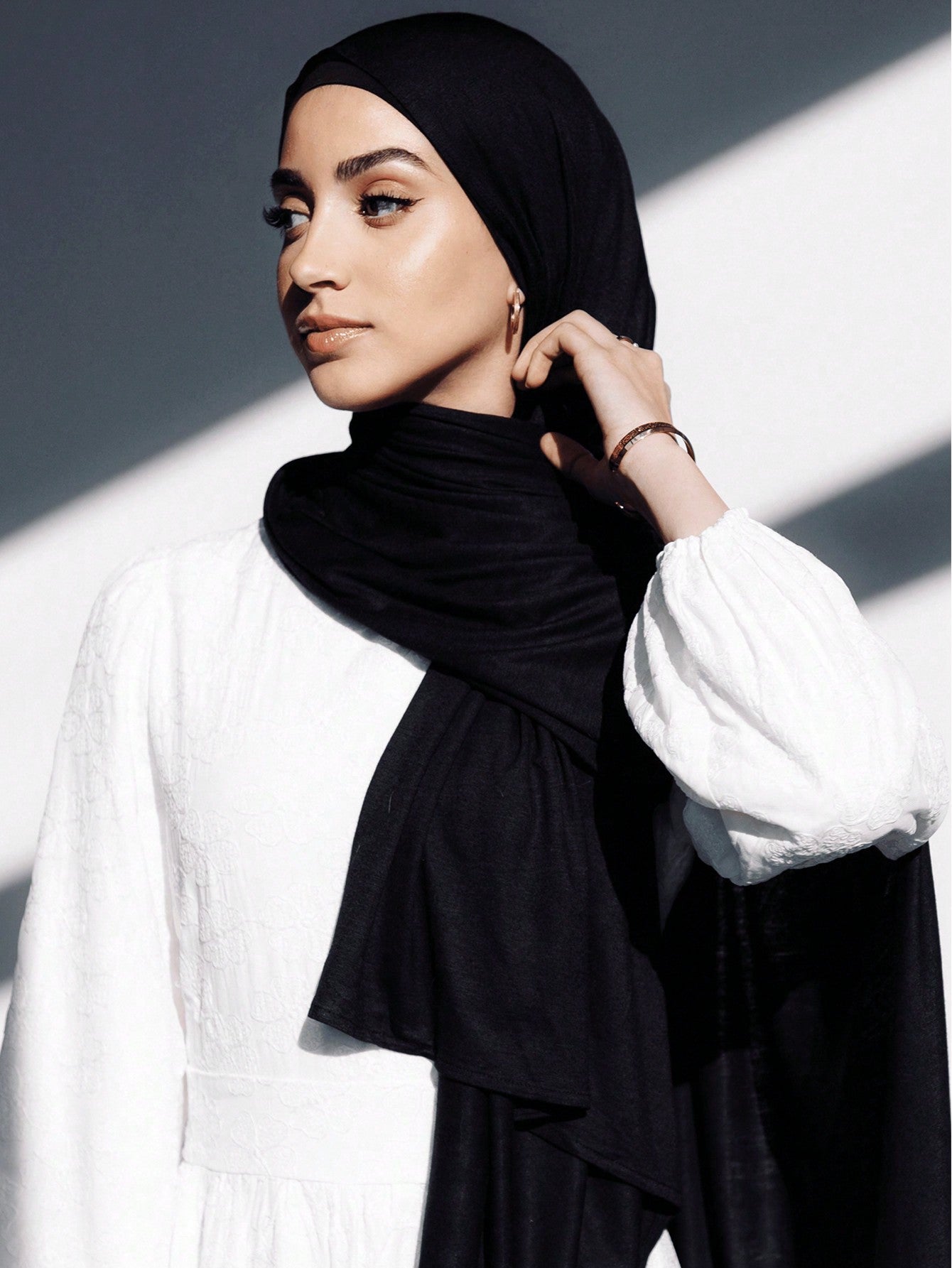 2PCS Jersey Hijab Underscarf Set