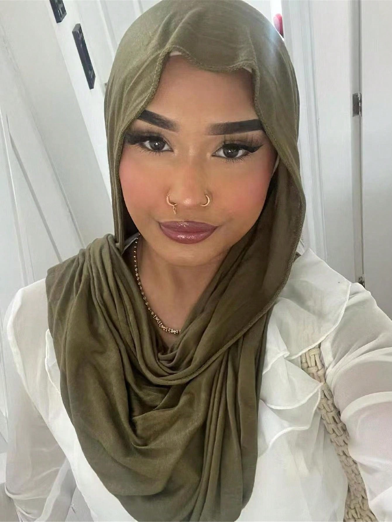 Soft Solid Color Hijab