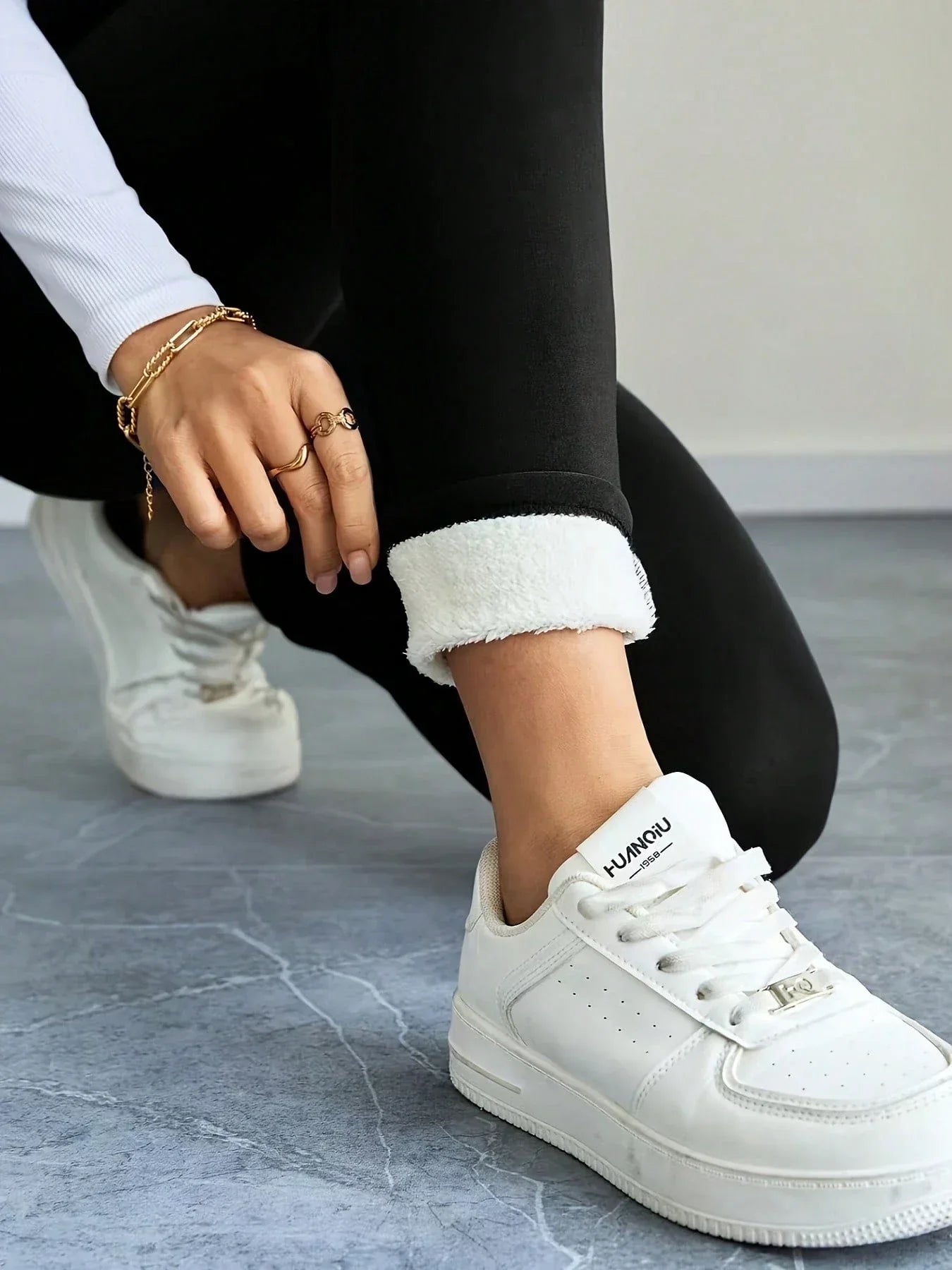 Women’s High Waist Fleece Leggings