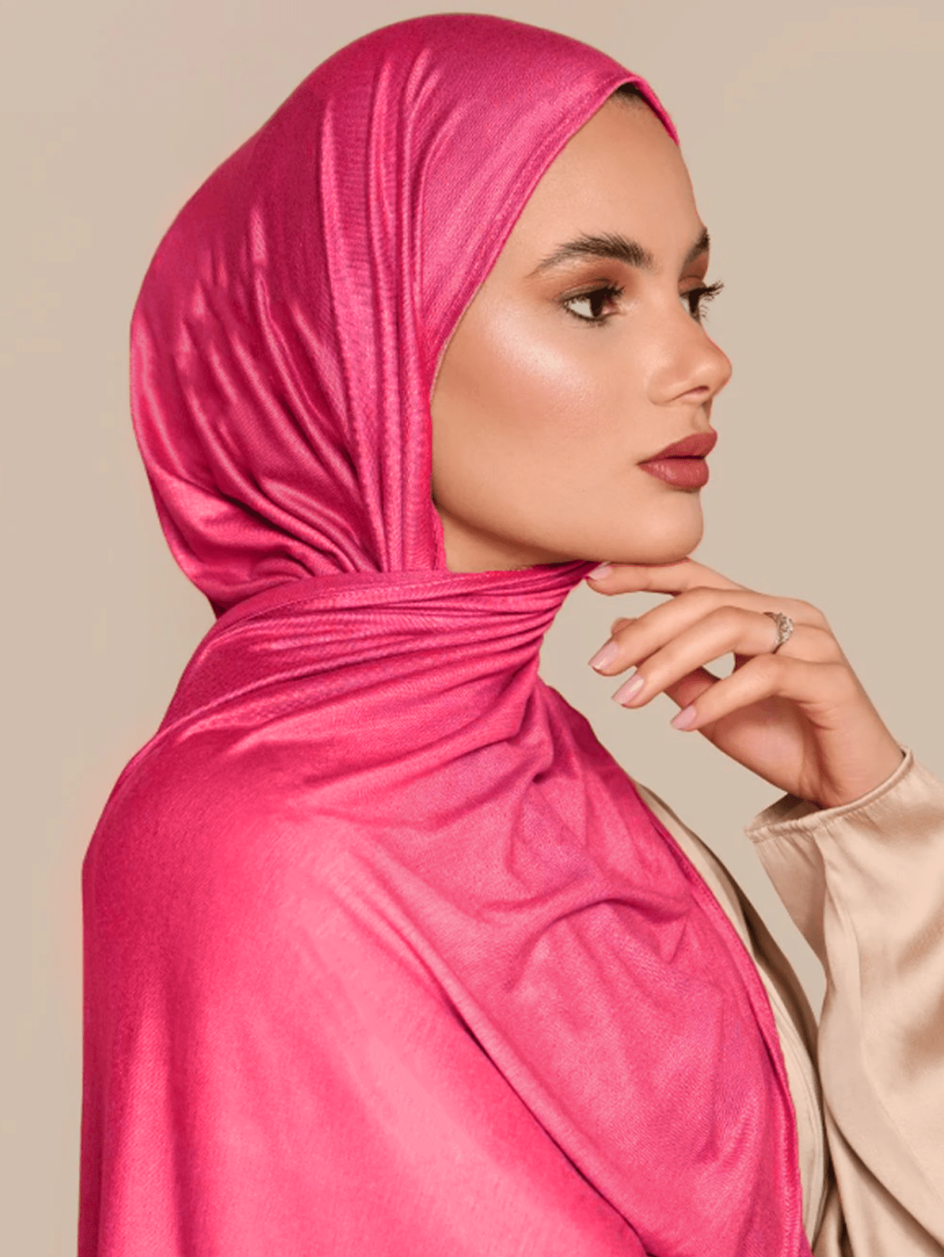 Large Solid Color Hijab Scarf