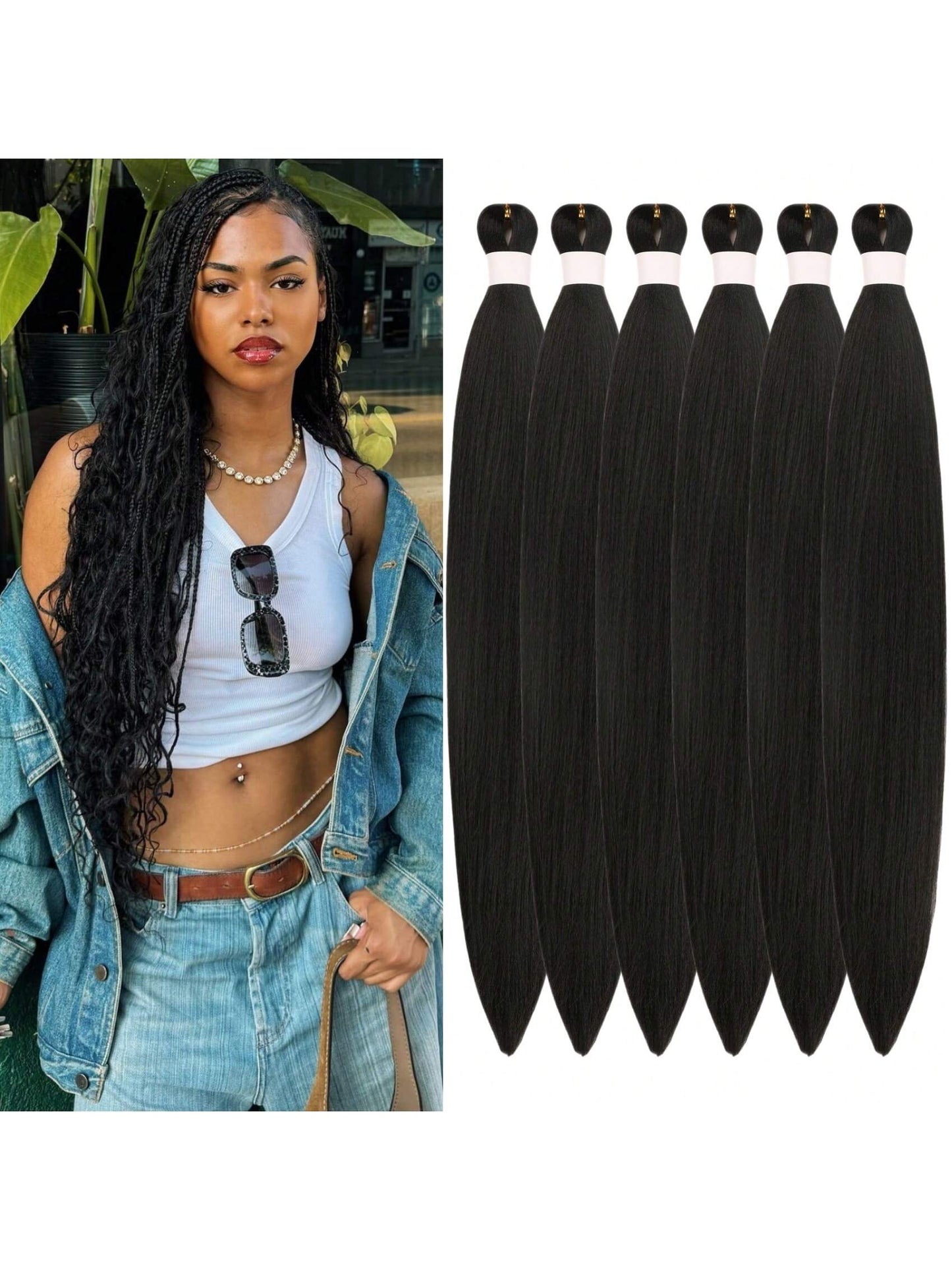 Pre-Stretched Kanekalon Box Braids