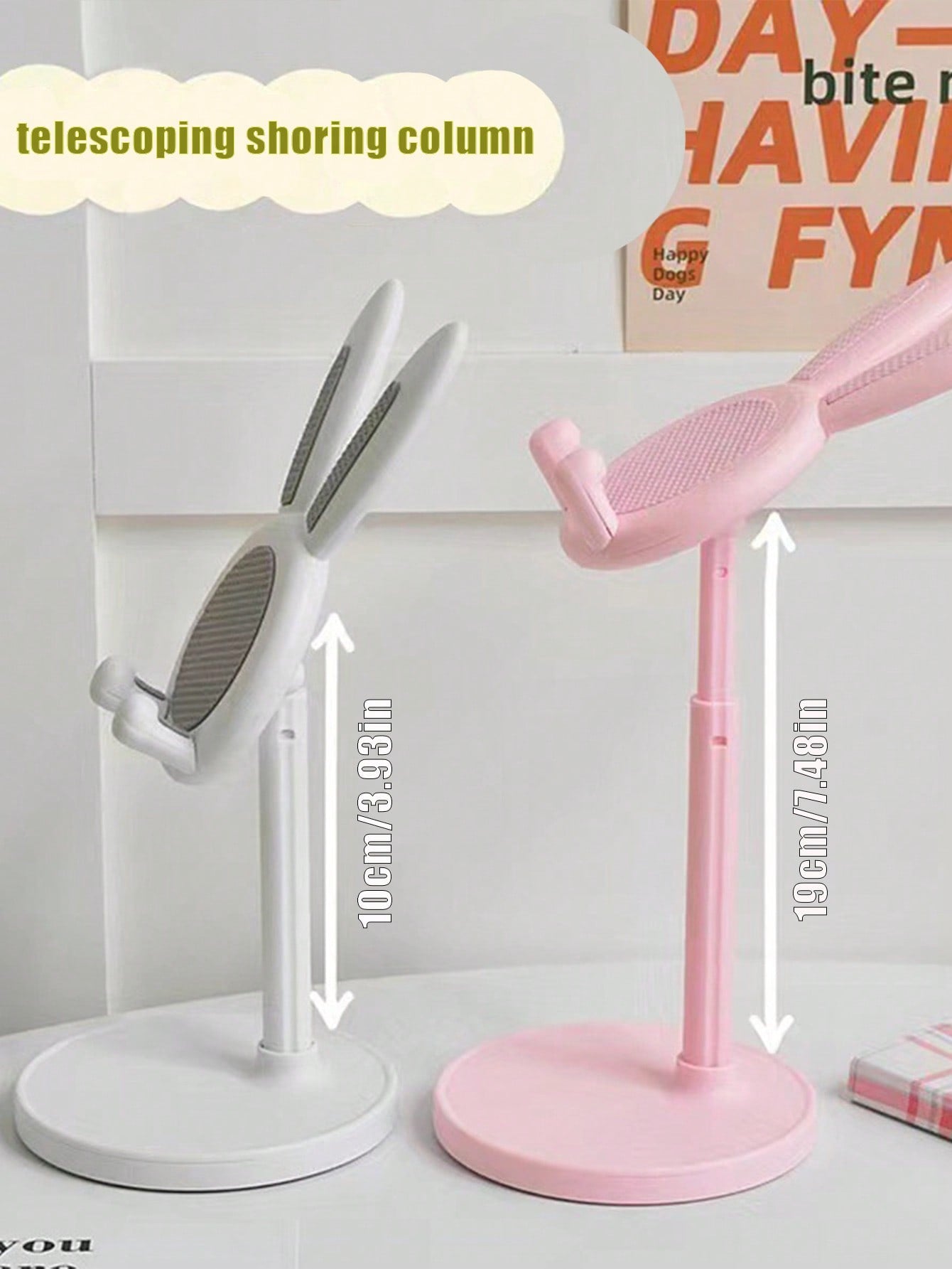 Cartoon Rabbit Adjustable Phone Stand