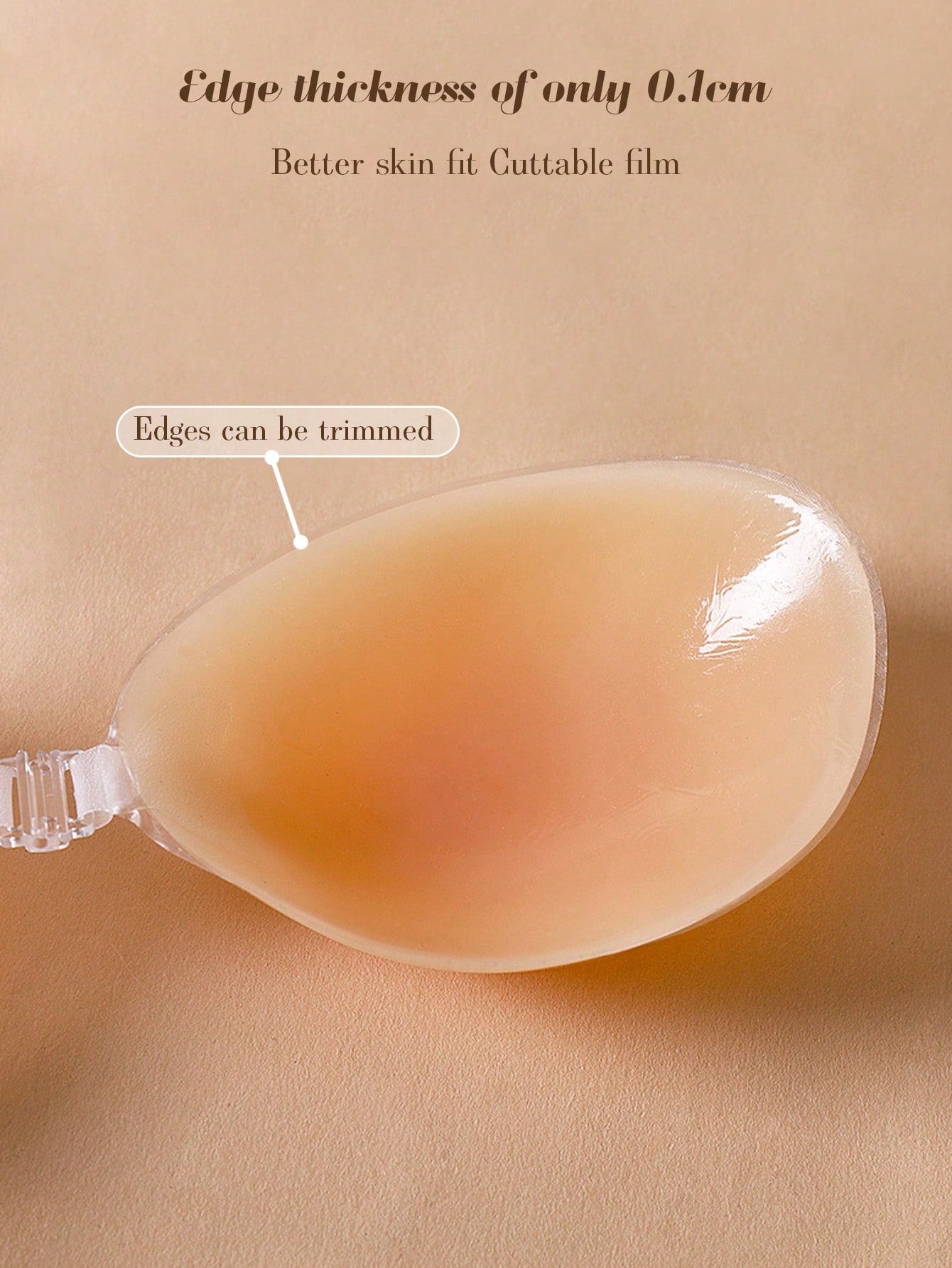 Waterproof Silicone Sticky Bra Women