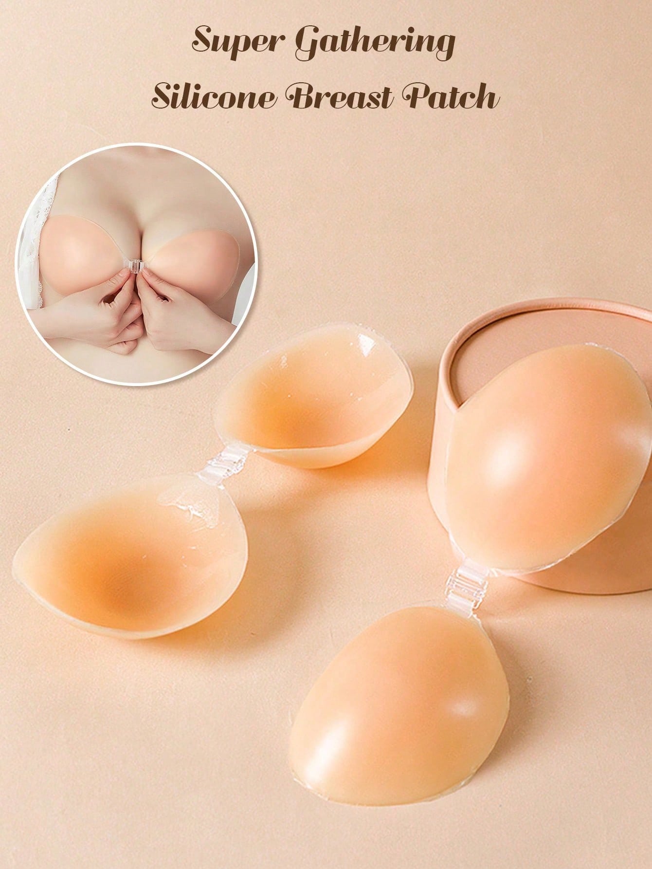 Waterproof Silicone Sticky Bra Women