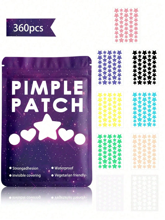 Colorful Star Face Sticker Set